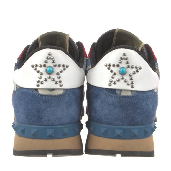 Valentino Multicolor Camouflage Sneakers - Picture 4 of 5